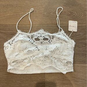 NWT Intimately by Free People white lace bralette